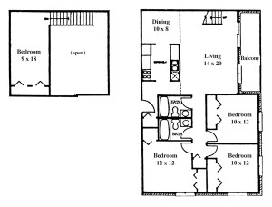 College Park 4 Bedroom - 2 Level Townhouse