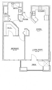 Hawks Landing 1 Bedroom - Heritage