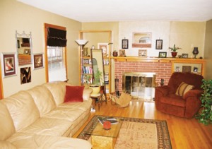 Perry Street House - Living Room