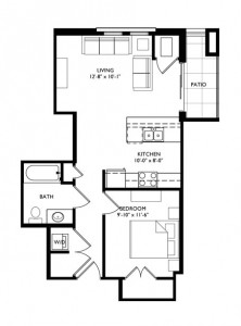 The Monroe 1 Bedroom - Unit D
