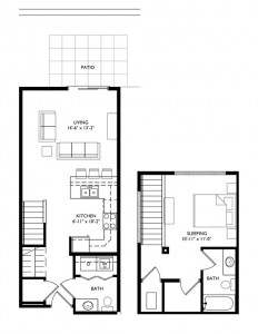 The Monroe 1 Bedroom - Unit L1