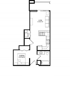 Parman Place Efficiency - Unit Style B