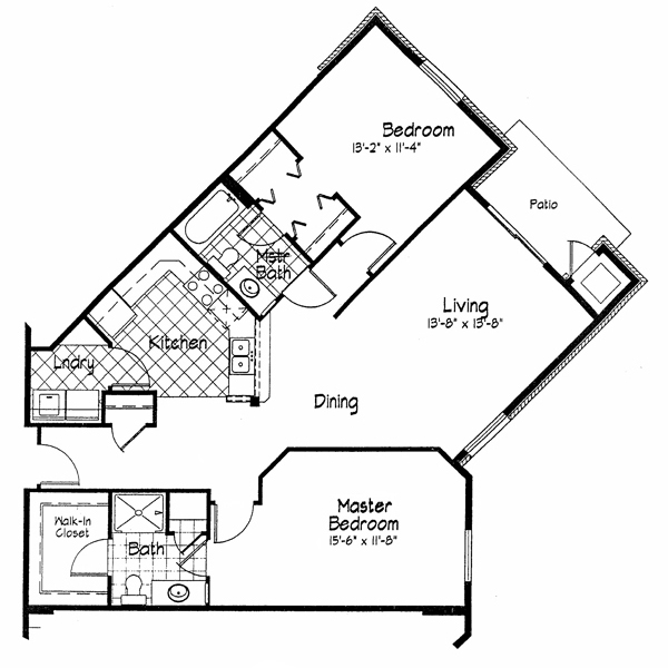 Cortland Pond 2 Bedroom - Unit I