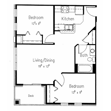 Clybourn Place 2 Bedroom