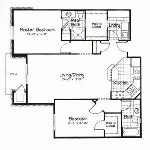 Cortland Pond 2 Bedroom - Unit H2