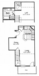 Cortland Pond 1 Bedroom - Unit F2