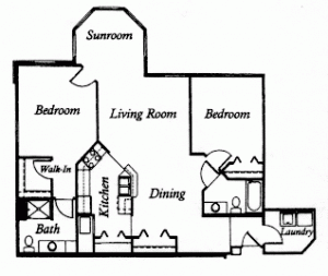 Sauk Gardens 2 Bedroom - The Kirkwood