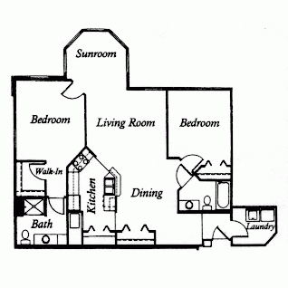 Sauk Gardens 2 Bedroom - The Kirkwood